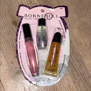 Bonnebell Set of 3 Lip Glosses VitaGloss2O Sheer Kiwi Merry Melon Berry